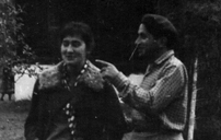 Татьяна Михайловна с Исааком Иосифовичем Ревзиным в Черновцах в 1960 году