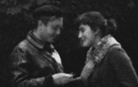Татьяна Михайловна с Владимиром Андреевичем Успенским в Черновцах в 1960 году (на заднем плане спиной –Татьяна Николаевна Молошная)