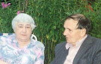 Татьяна Михайловна с Андреем Анатольевичем Зализняком