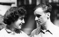 Татьяна Михайловна с мужем Андреем Дмитриевичем Михайловым в 1955 году